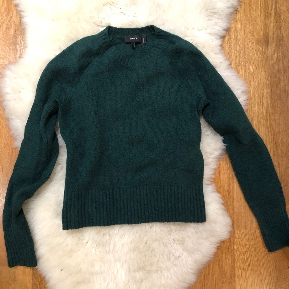 Theory Green Sweater